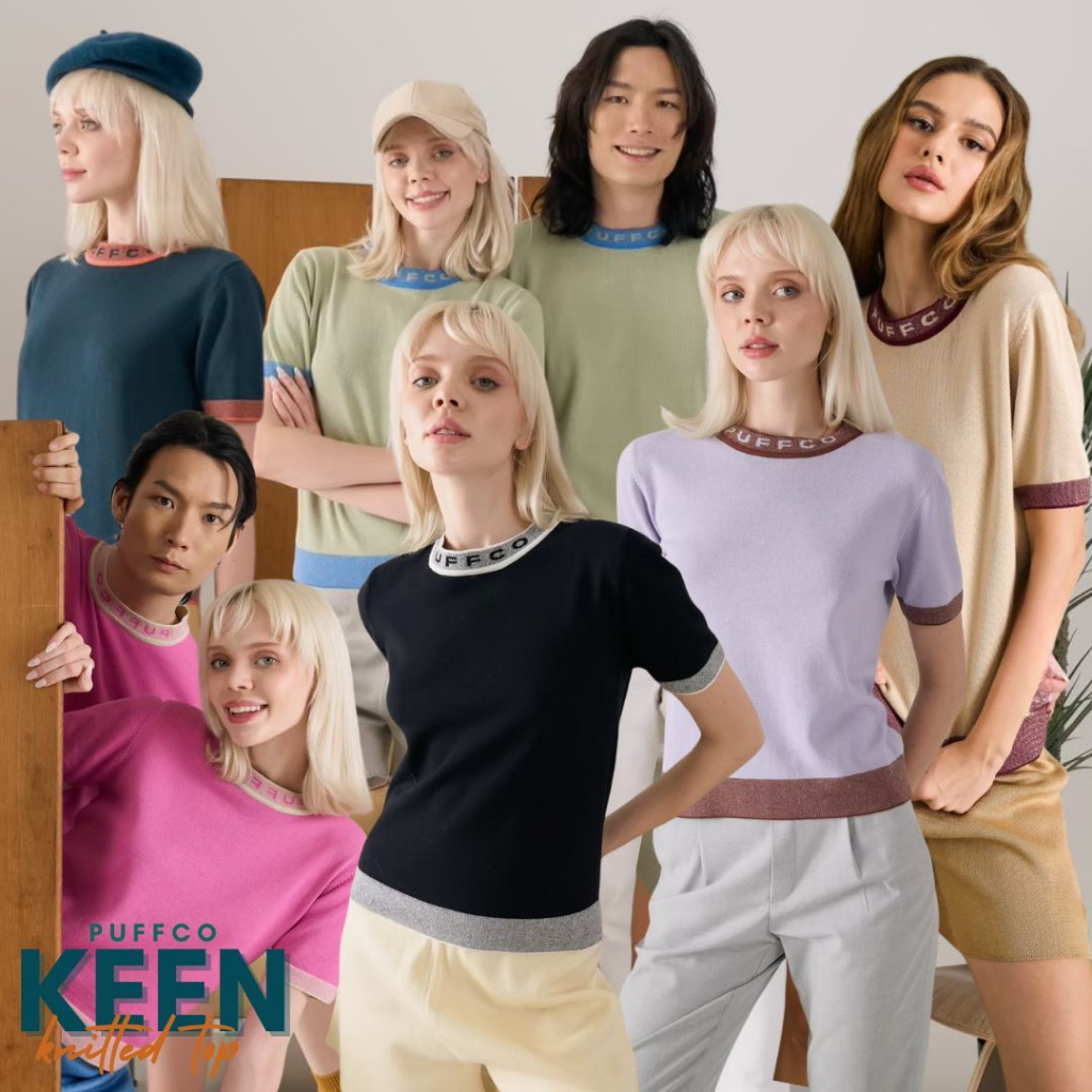 PUFFCO : KEEN KNITTED TOP