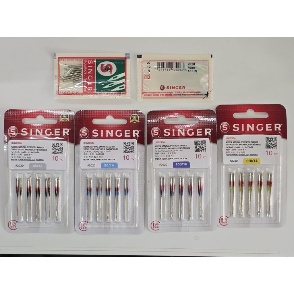 เข็มจักร singer แท้ สำหรับจักรธรรมดาเบอร์ 11-18