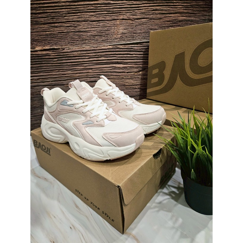 BAOJI ลิขสิทธิ์แท้ [รุ่น BJW-1149] [W] รองเท้าผ้าใบผู้หญิงยี่ห้อบาโอจิ(BAOJI) SIZE:37-41