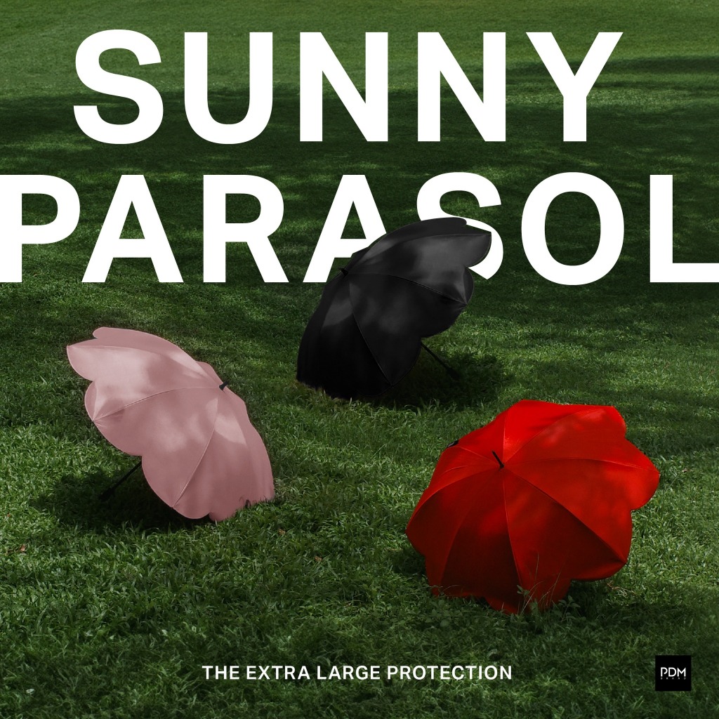 PDM ร่มกอล์ฟ ดอกไม้ Sunny Parasol ขนาดใหญ่