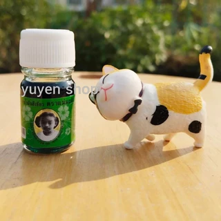[ยกโหล] น้ำมันเขียว ตราแม่มะลิ ขนาด 5 cc.12 ขวด (1โหล) ของแท้