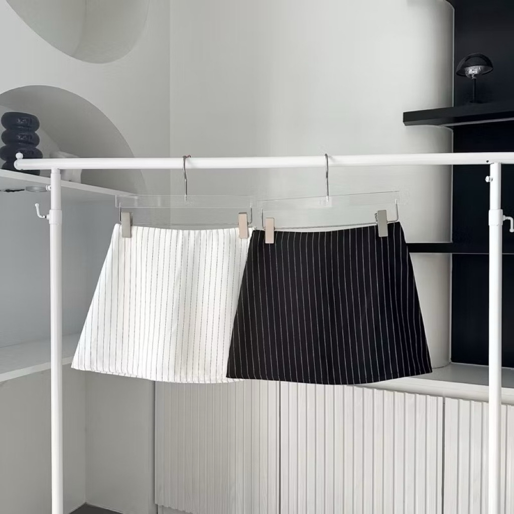 Belle Skirt Pants(กระโปรงเอวสูงรอบตัว)มีกางเกงด้านใน ผ้าเปเป้