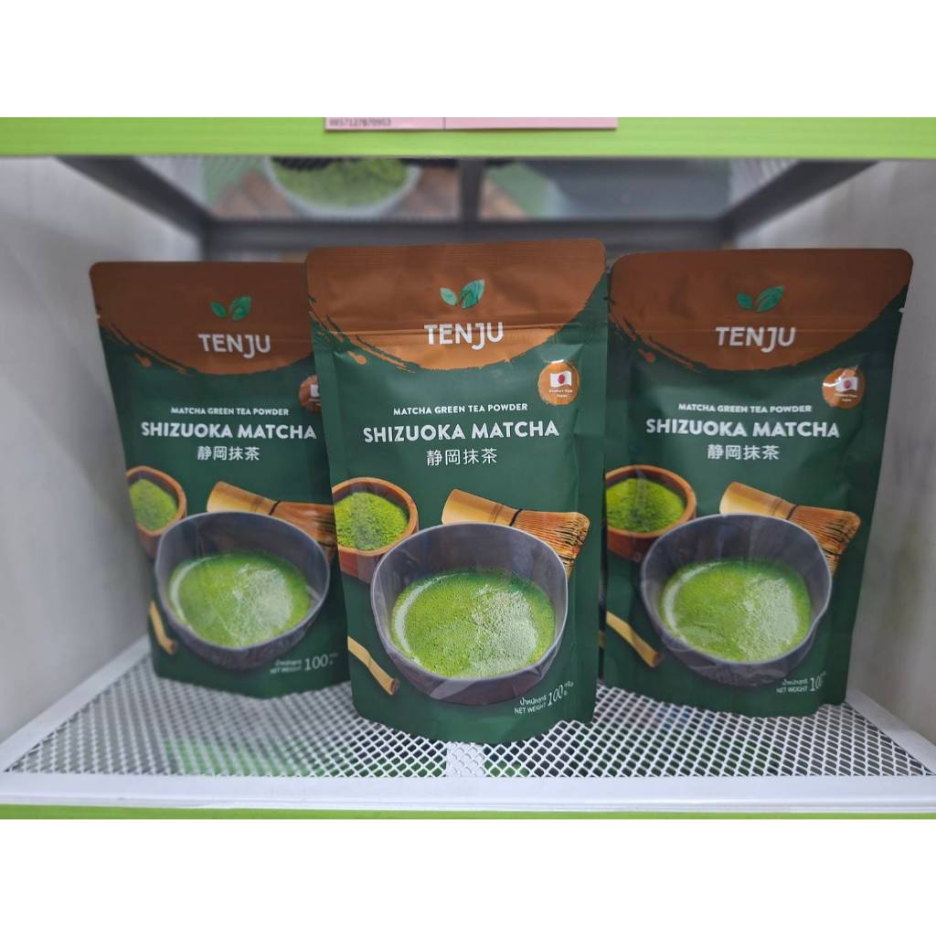 Tenju Shizuoka Matcha น้ำหนักสุทธิ 100กรัม