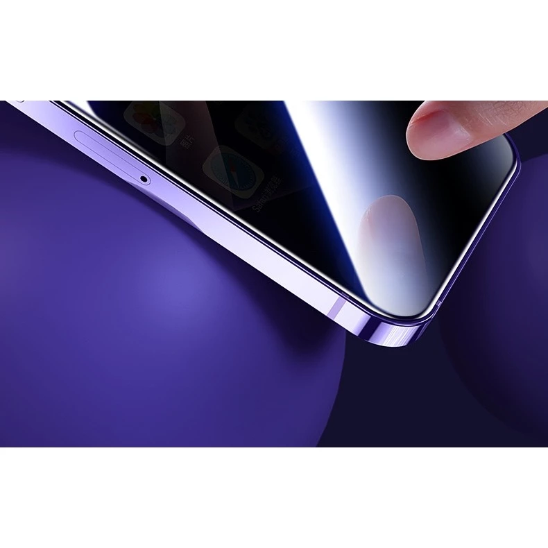 KONG ฟิล์มกระจกเต็มจอ สำหรับ iPhone กันมองกันเสือก PVT รุ่น 17Air/17 Pro Max/11/16E/15/14/13/12  7 8 Plus X XR XS Max thumbnail 9