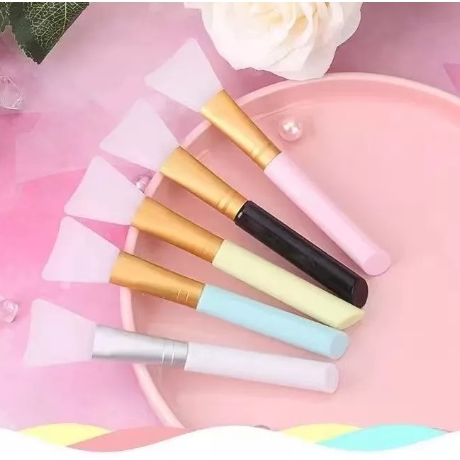 พร้อมส่งด่วน แปรงมาสก์ซิลิโคน หน้ากาก DIY เครื่องมือความงามแผ่นปาดครีมมาส์ก แปรงความงาม mask brush ราคาส่งจากไทย