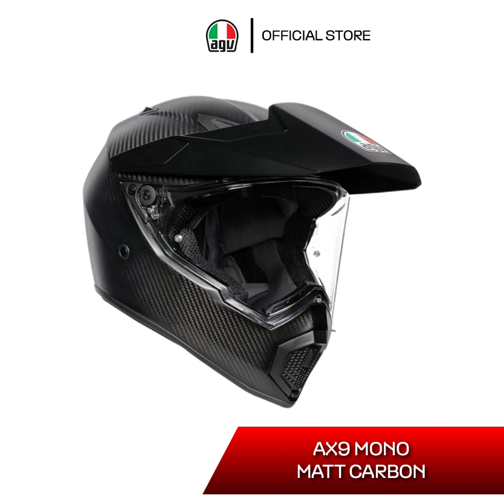 หมวกกันน็อค AGV AX9 / MONO MATT CARBON