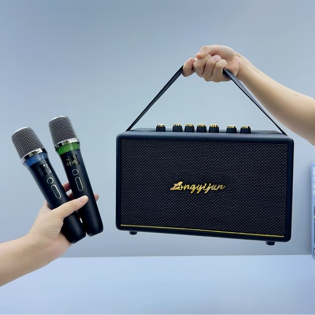 【แท้100%】ลำโพงบลูทูธไร้สาย Mii Pro ปรับเสียงเบส แหลมได้ แถมไมค์ลอย2อัน เสียงดี 20วัตต์ เบสหนัก Bluetooth speakers - รูปที่ 2