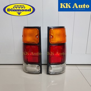 ไฟท้ายทั้งดวงตราเพชร TFR มังกรทอง ISUZU มังกรทอง รุ่นเบ้าดำ …