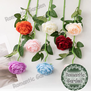 ดอกโบตั๋นประดิษฐ์ ดอกเดี่ยวก้านสั้น 6 สีให้เลือก ดอกโบตั๋นปลอม โบตั๋นก้านสั้น ดอกไม้ประดิษฐ์ ดอกไม้ปลอม ตกแต่งบ้าน