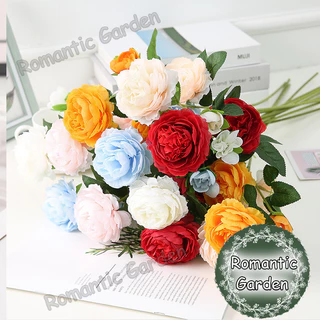 ดอกโบตั๋นประดิษฐ์ ดอกเดี่ยวก้านสั้น 6 สีให้เลือก ดอกโบตั๋นปลอม โบตั๋นก้านสั้น ดอกไม้ประดิษฐ์ ดอกไม้ปลอม ตกแต่งบ้าน