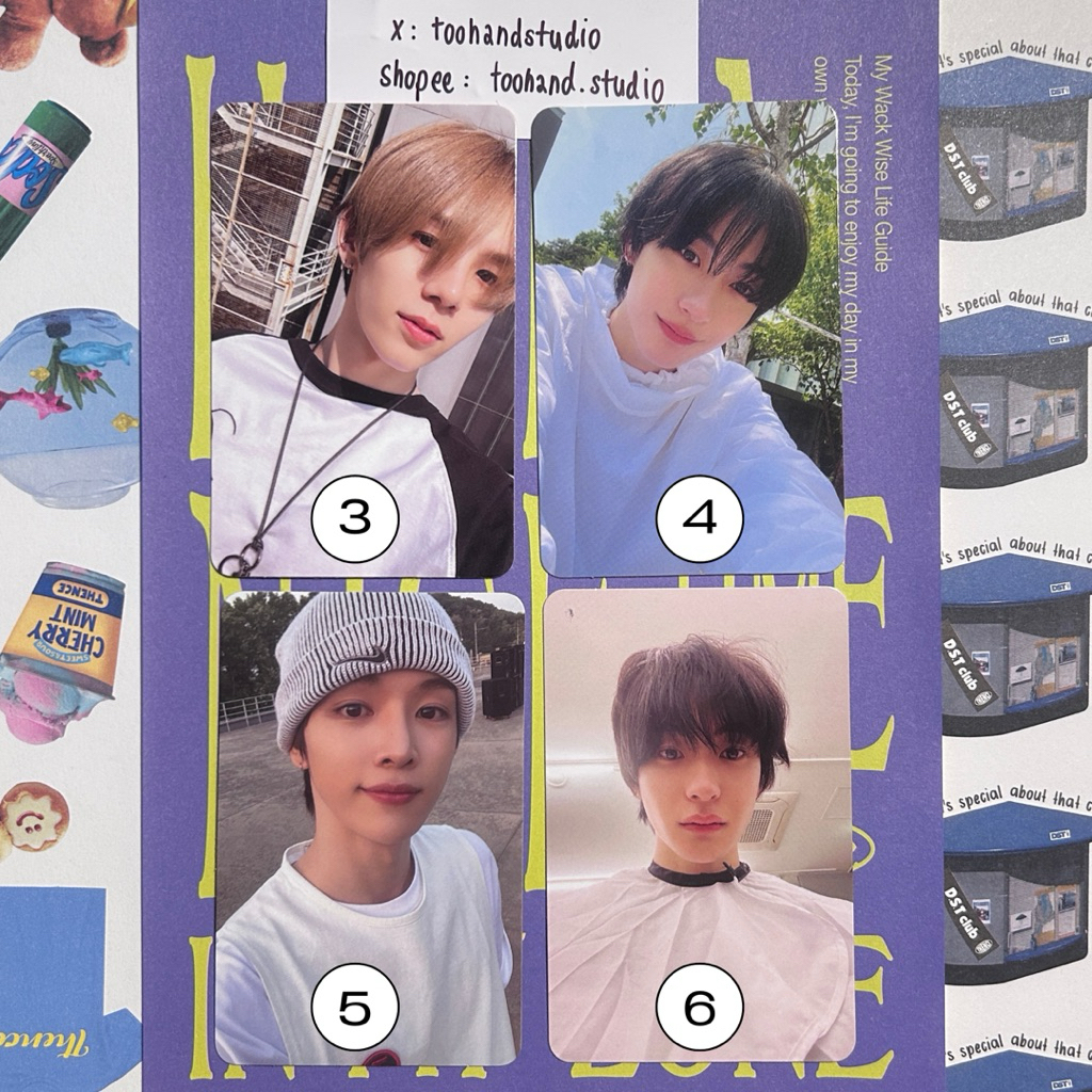 (พร้อมส่ง🤍! ) การ์ด riize shotaro, anton, sungchan