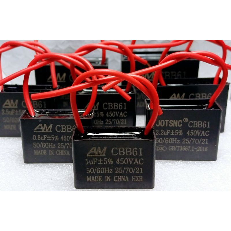 คาปาซิเตอร์ พัดลม CBB61 7uf 450v อะไหล่พัดลม คาปา Capacitor พัดลม