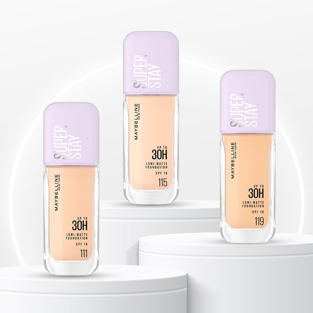 MAYBELLINE New York Superstay Lumi- Matte Foundation ขนาด 35 ml. รองพื้นเมย์เบลลีน นิวยอร์ก ซุปเปอร์สเตย์ ลูมิแมท