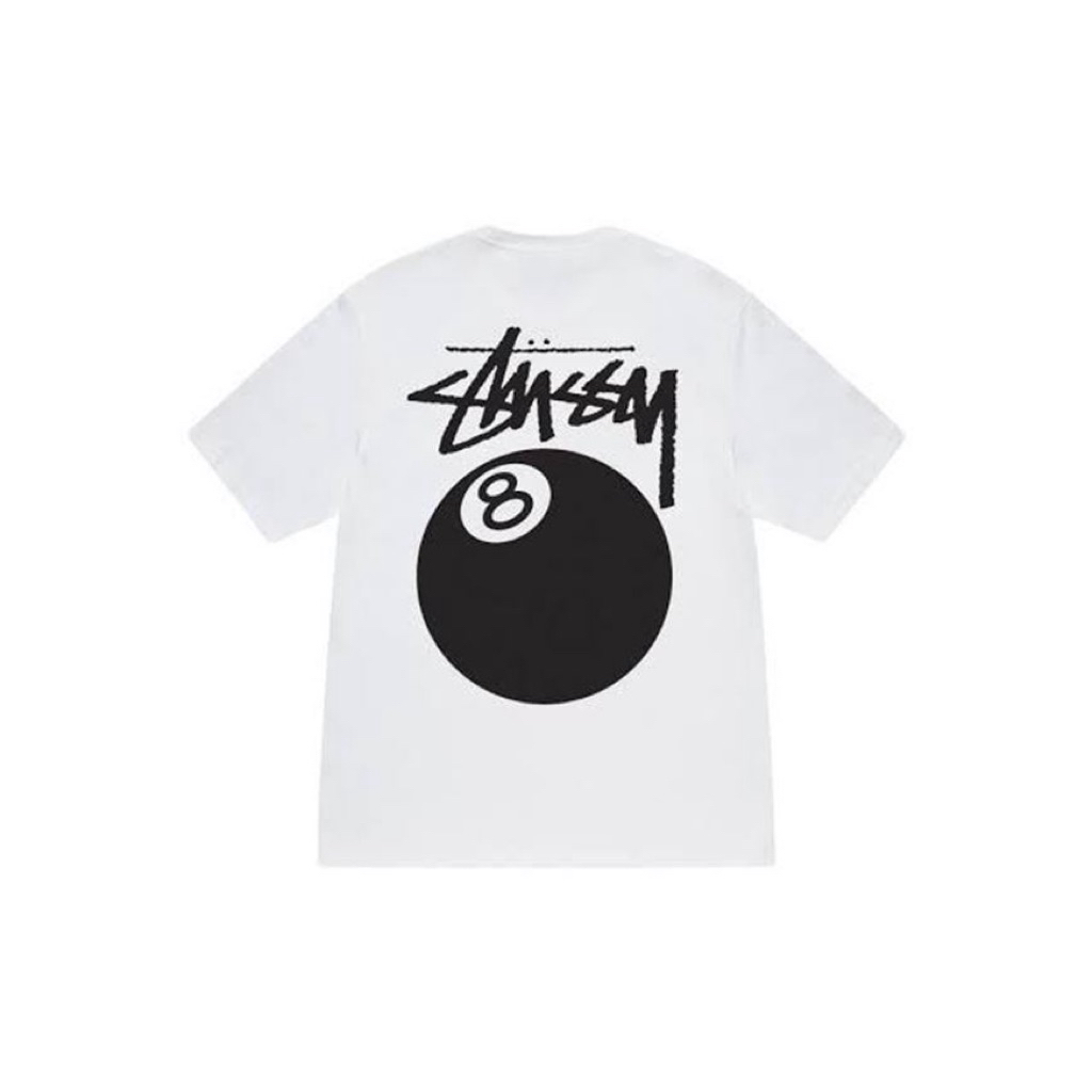 Stussy 8 BALL TEE White