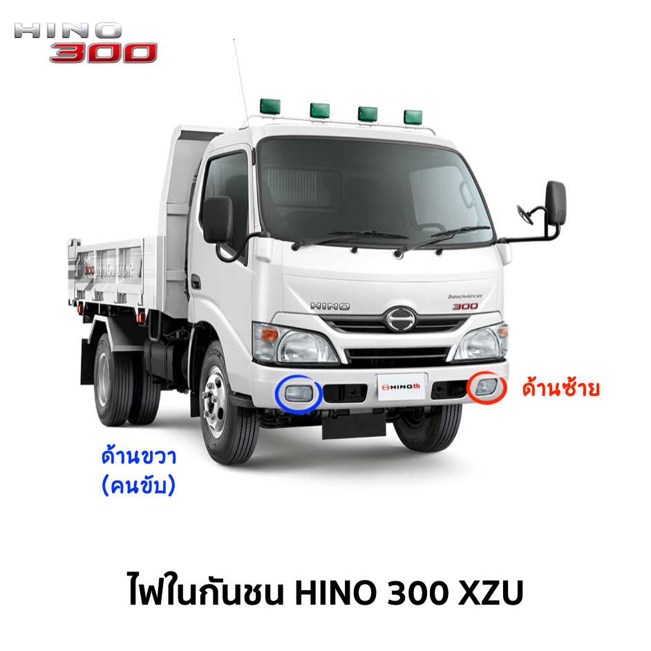 *แท้ศูนย์+ส่งฟรี* ไฟในกันชน ฮีโน่ HINO 300 XZU