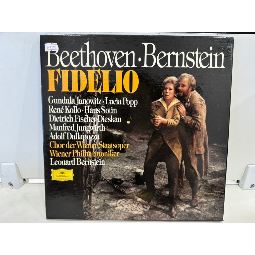 3LP Vinyl Records แผ่นเสียงไวนิล   Beethoven Bernstein  FIDELIO     (H12F69)