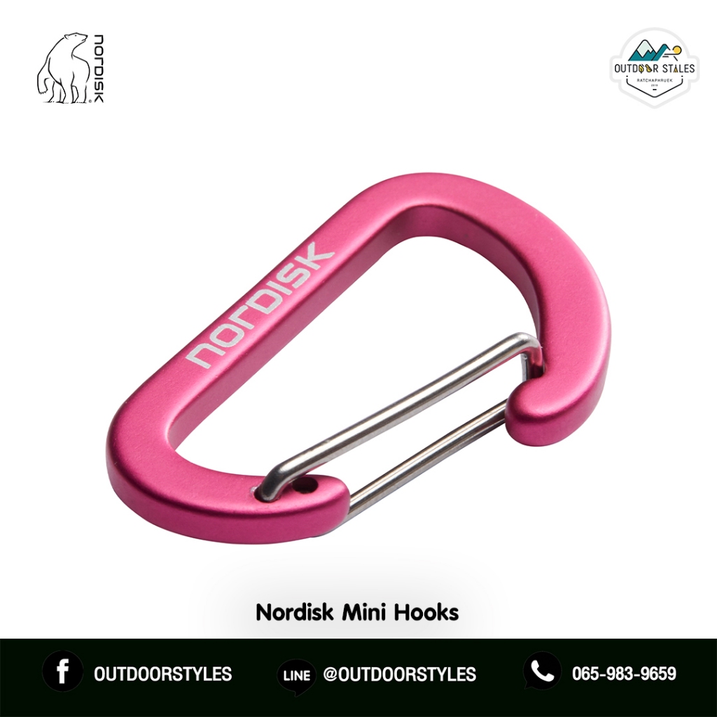 Nordisk Mini Hooks (Carabiner Aluminum)