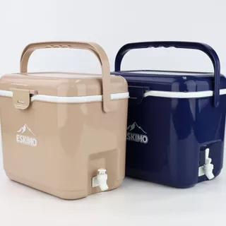ESKIMO COOLER กระติกน้ำแข็ง มีก็อก ถังน้ำแข็ง 18 ลิตร สำหรับใส่น้ำ กระติกแคมป์ น้ำหนักเบา พกพาสะดวก รุ่น KC1800V