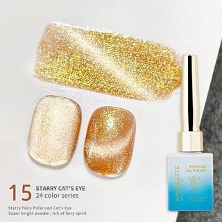 Nawoelite สีเล็บเจล เจล สีเจลแคทอาย 🌟สีเจลเล็บแคทอาย 24 สี ดาวกระจายเวทนา ✨ สวยสะท้อนแสงเหมือนทางช้างเผือก เกล็ดดาวระยิบ