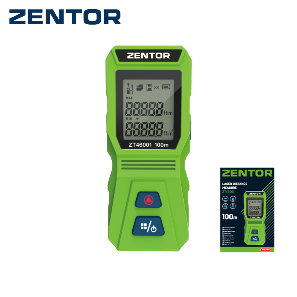 Zentor เครื่องวัดระยะเลเซอร์ เครื่องวัดระยะ 100 เมตร ที่วัดระยะ ความแม่นยำสูง Laser Rangefinder