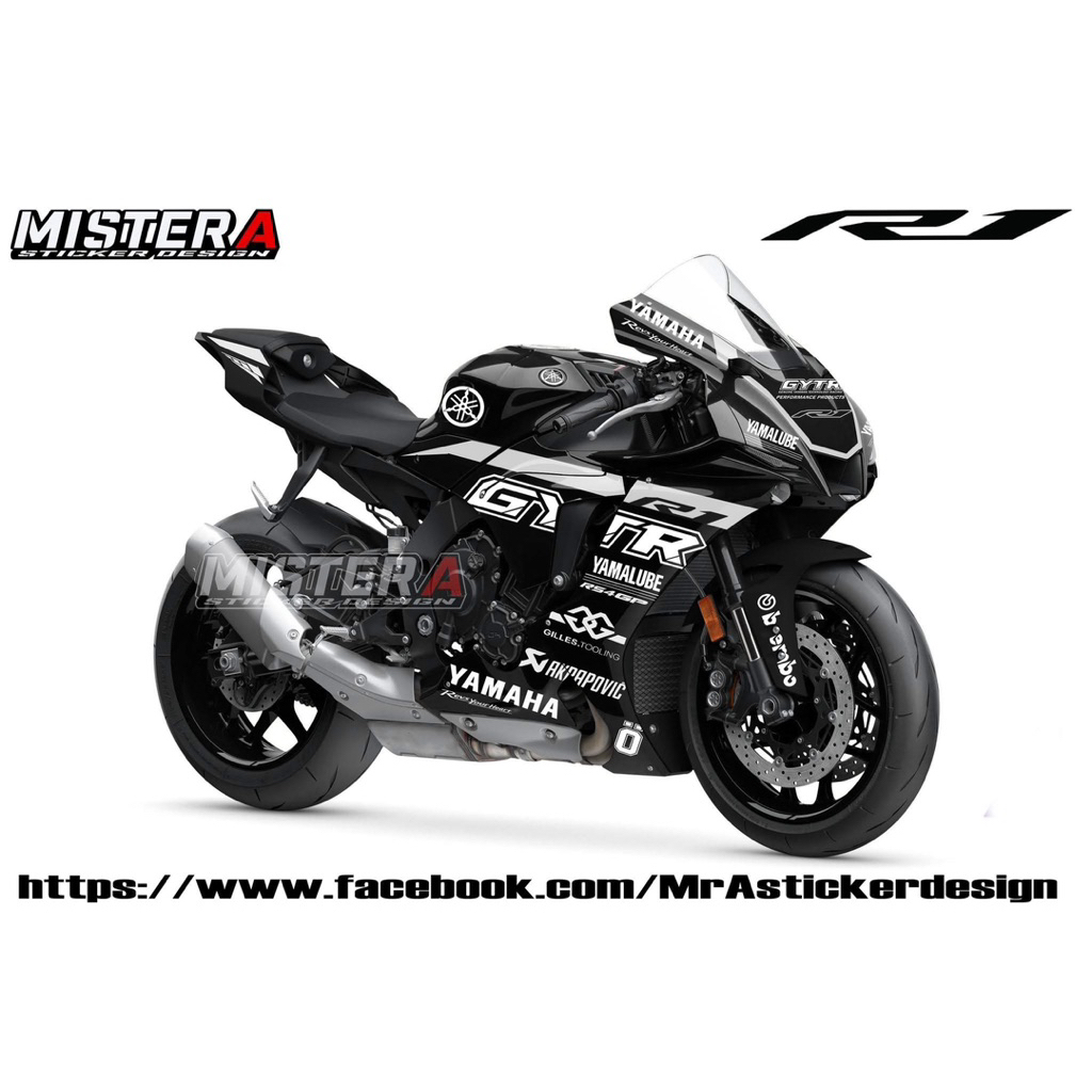 (Mr.AM) ชุดสติ๊กเกอร์ [เกรด Premium] Yamaha YZF-R1 2020 (GYTR)