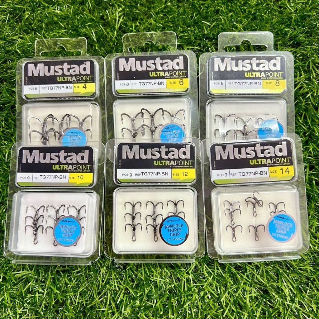MUSTAD เบ็ด3ทาง TG77NP-BN
