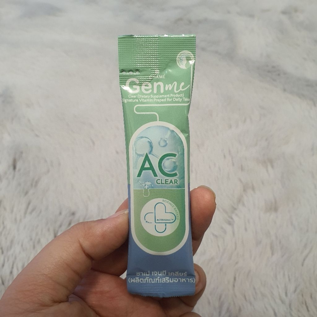 (เคลียร์สต็อค×7 ซอง) CHAME' Gen me ชาเม่ เจนมี เคลียร์ ผสมซิงค์ ลดสิว คอลลาเจน 3,000 mg จากเกาหลี **