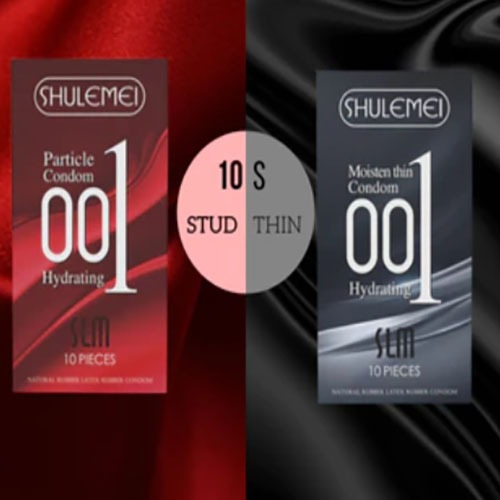 Shulemei Ultra Thin Hydrating 001 ถุงยางอนามัย สวมใส่ง่าย (1 กล่อง) มี 10 ชิ้น