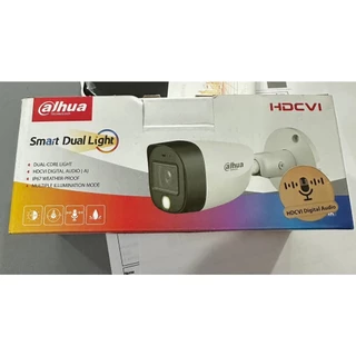 (พร้อมส่ง) รุ่นใหม่ล่าสุด! DAHUA กล้องวงจรปิด 2MP รุ่น B2A21P-U-IL-A บันทึกเสียง มีไมค์ ภาพสี 24 ชั่วโมง Full Color