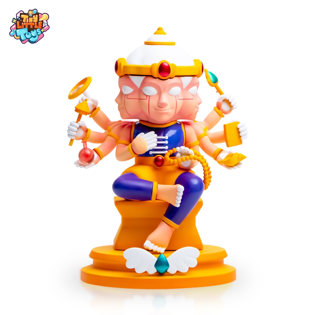 พระพรหม เจริญรุ่งเรือง ส่งเสริมความก้าวหน้า สร้างสรรค์สิ่งใหม่ Art Toys Resin Original สแกนรับ NFT