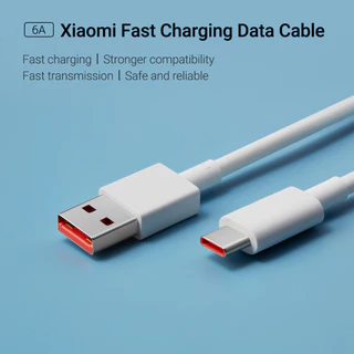 Xiaomi Type-C Charger Cable สายชาร์จข้อมูลเร็ว 6A Type-C กำลังไฟสูง 100 ซม. ถ่ายโอนข้อมูลเร็ว