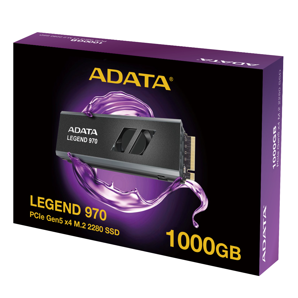 1TB (เอสเอสดี) ADATA Legend 970 SSD PCIe Gen5 x4 M.2 2280 (SLEG-970-1000GCI)