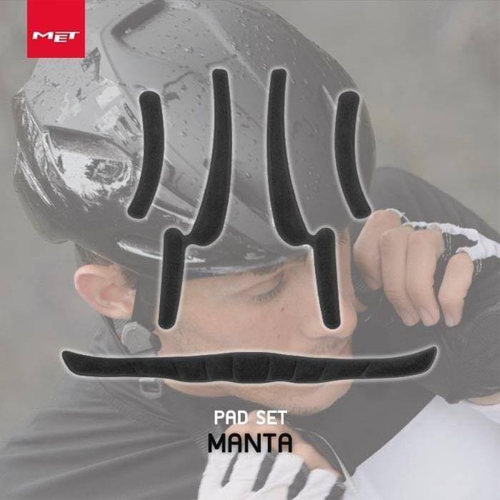 ฟองน้ำหมวก Met Helmet Pads Set ของแท้ Manta/Rivale