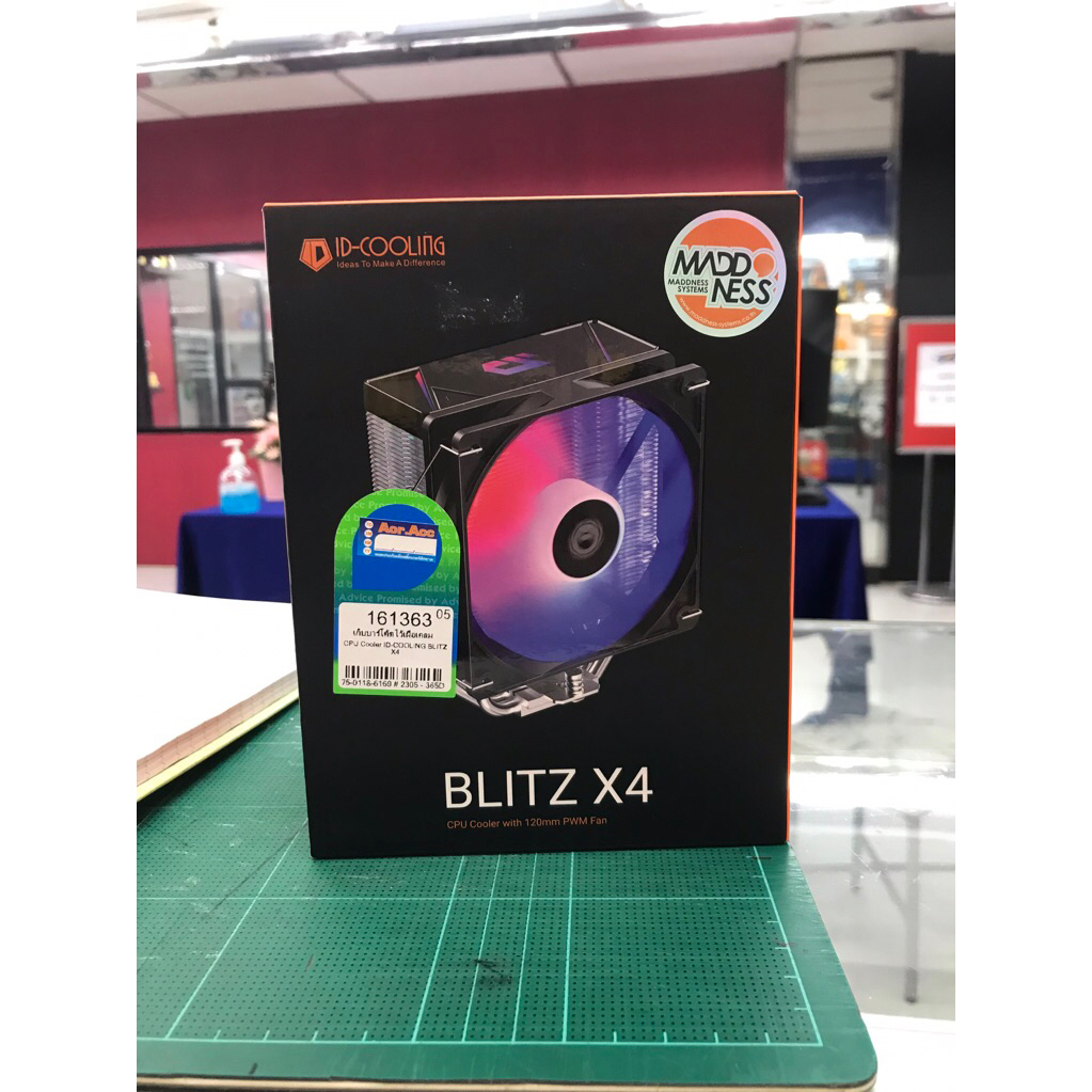 CPU AIR COOLER (พัดลมซีพียู) ID-COOLING BLITZ X4 มือ1