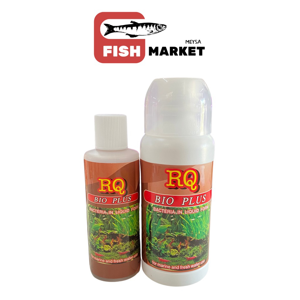 RQ BIO PLUS - แบคทีเรียย่อยสลายของเสีย เศษอาหารในตู้ปลา ทำให้น้ำใสสะอาด
