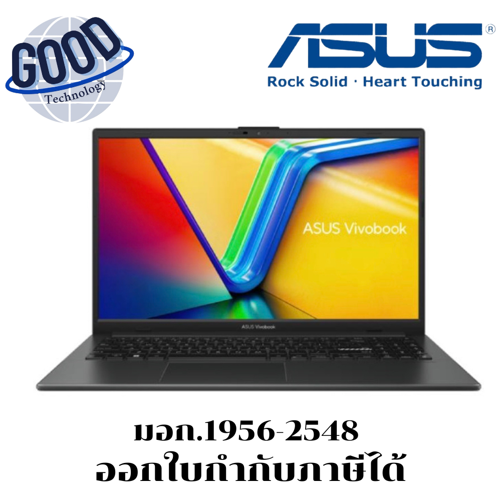 ASUS VIVOBOOK GO 15 NOTEBOOK (โน้ตบุ๊ค)  ( รุ่น A1- X1504GA-NJ322W )  (MIXED BLACK)