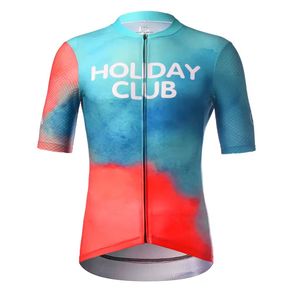 เสื้อจักรยาน Tarstone Holiday Club Cycling Jersey  สี blue red C2