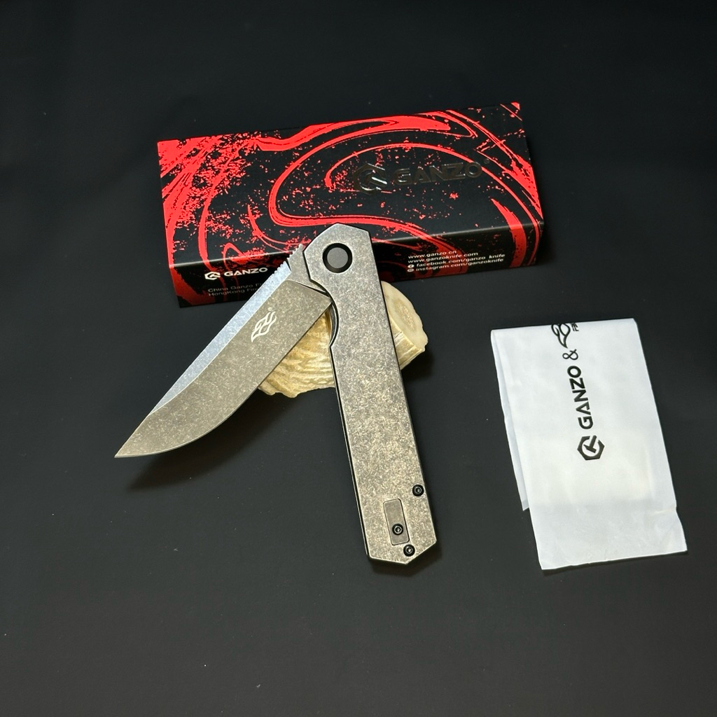 มีด มีดพับGanzo FH13-SS ของแท้100% มีดอเนกประสงค์ วัสดุใบมีดD2