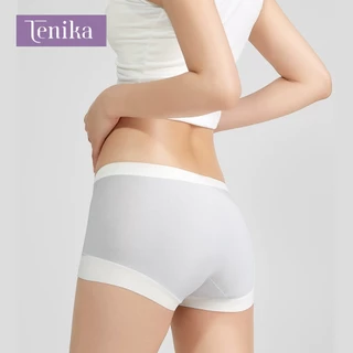 TENIKA กางเกงชั้นใน เอวกลาง กางเกงบ็อกเซอร์ ผ้านุ่มมาก ระบายอากาศใส่ กางเกงชั้นใน ผ้าฝ้าย M-XL