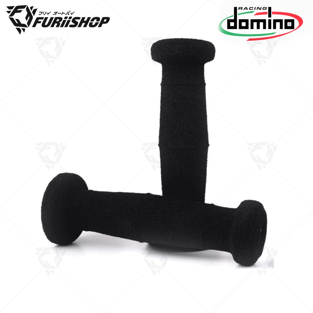 ปลอกแฮนด์ DOMINO 1103 ปลายเปิด โฟมยาง สีดำล้วน