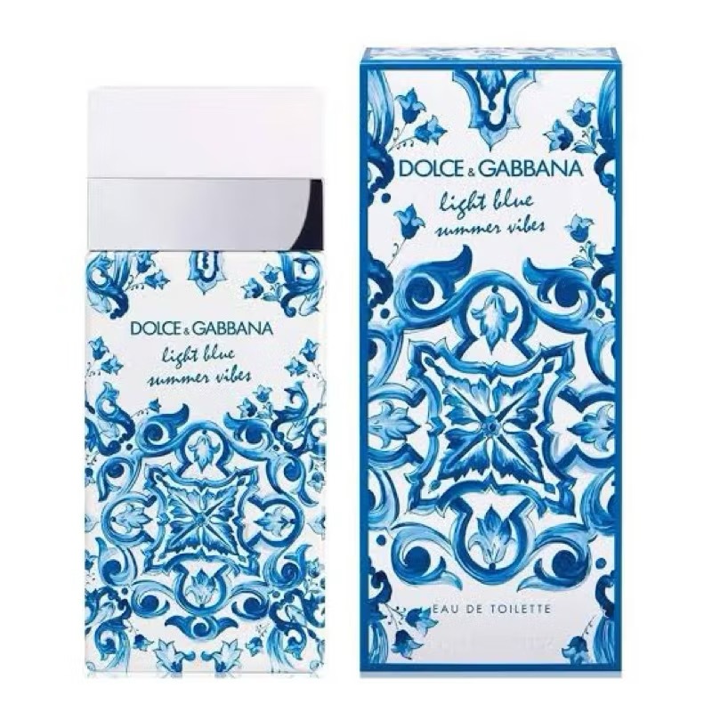น้ำหอม D&G Light Blue Summer Vibes women 100ml กล่องซีล