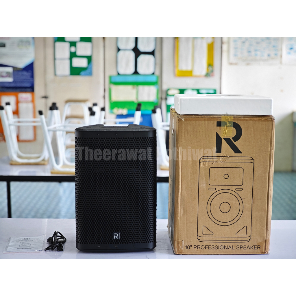 [มือสอง][สภาพ มือ 1] River Acoustics K10 ตู้ลำโพงมีแอมป์ 10 นิ้ว มี ช่องเสียบไมค์ +บลูทูธ TWS