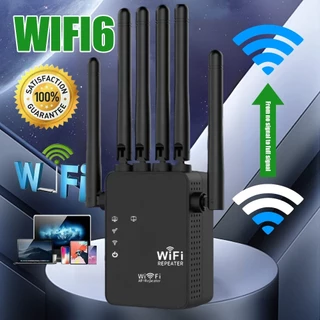 🔥6 เสาอากาศ ตัวดูดสัญญาณ ตัวขยายสัญญาณ wifi 300Mbps2.4G/5GHZ ขอบเขตความคุ้มครอง 700㎡ ตัวกระจายwifi repeater ตัวกระจา