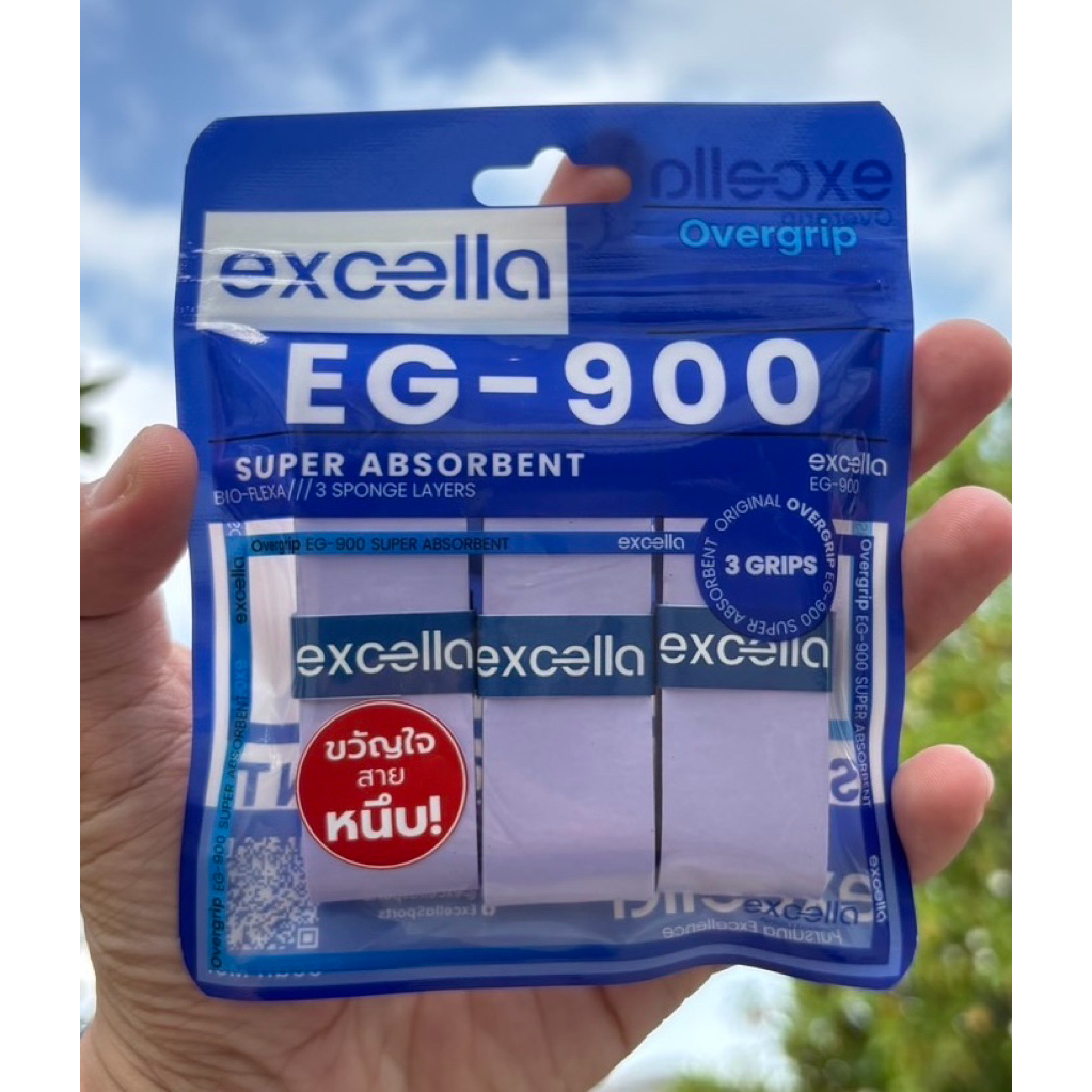 กริป Excella  Overgrip กริปพันด้ามไม้แบด EG-900