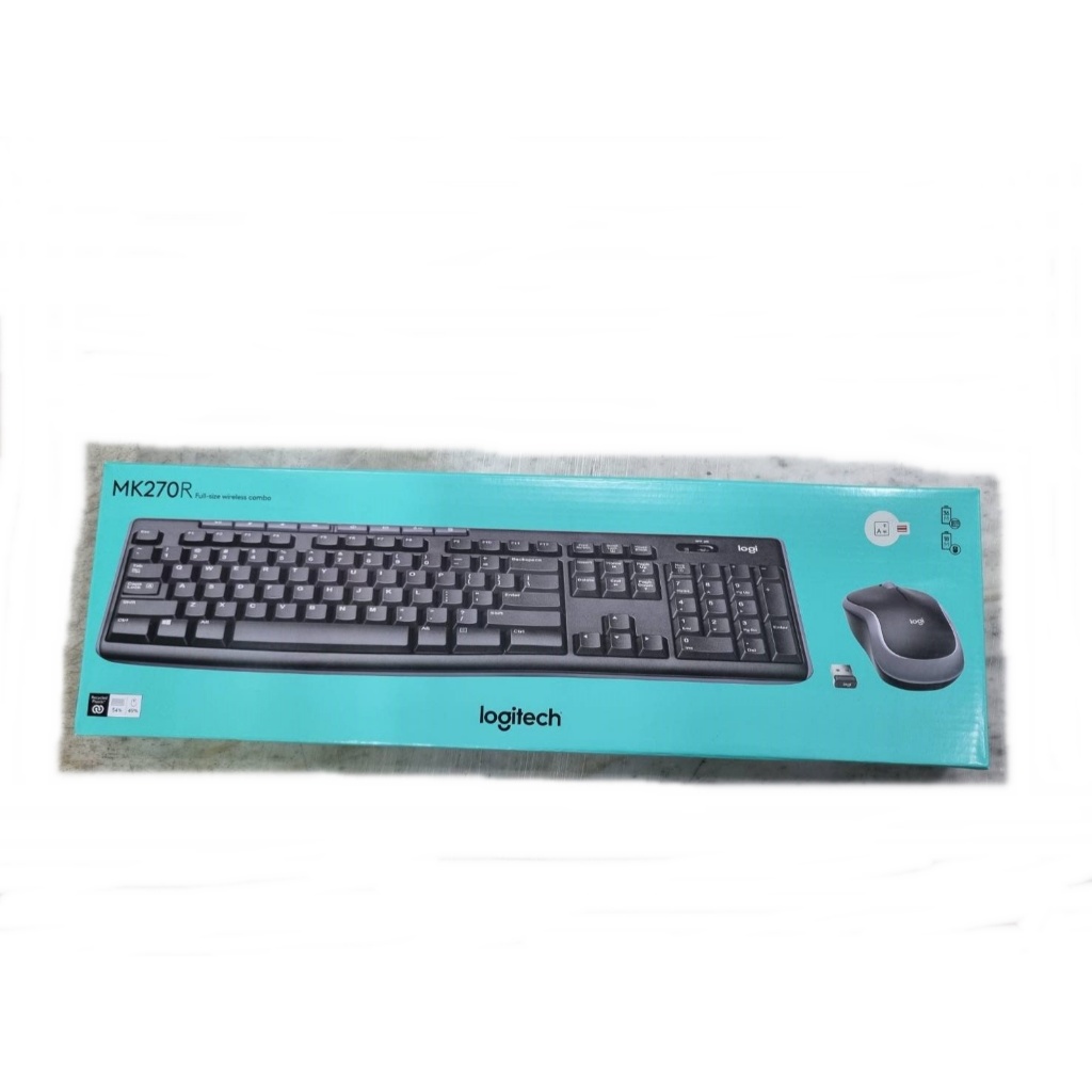 Keyboard+Mouse WIRELESS COMBO รุ่น MK270R Logitech