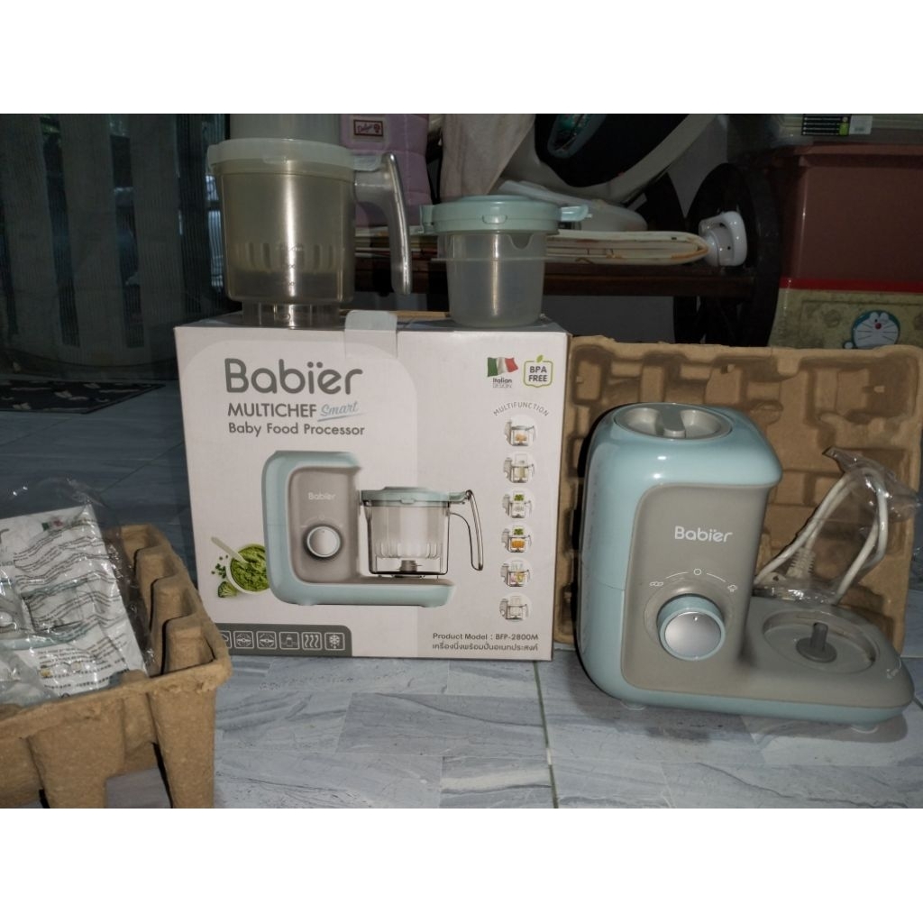 เครื่องนึ่งปั่น Babier 2 ชั้น รุ่น BR-2800M รุ่น 2 ชั้น มือสอง กล่องชำรุด