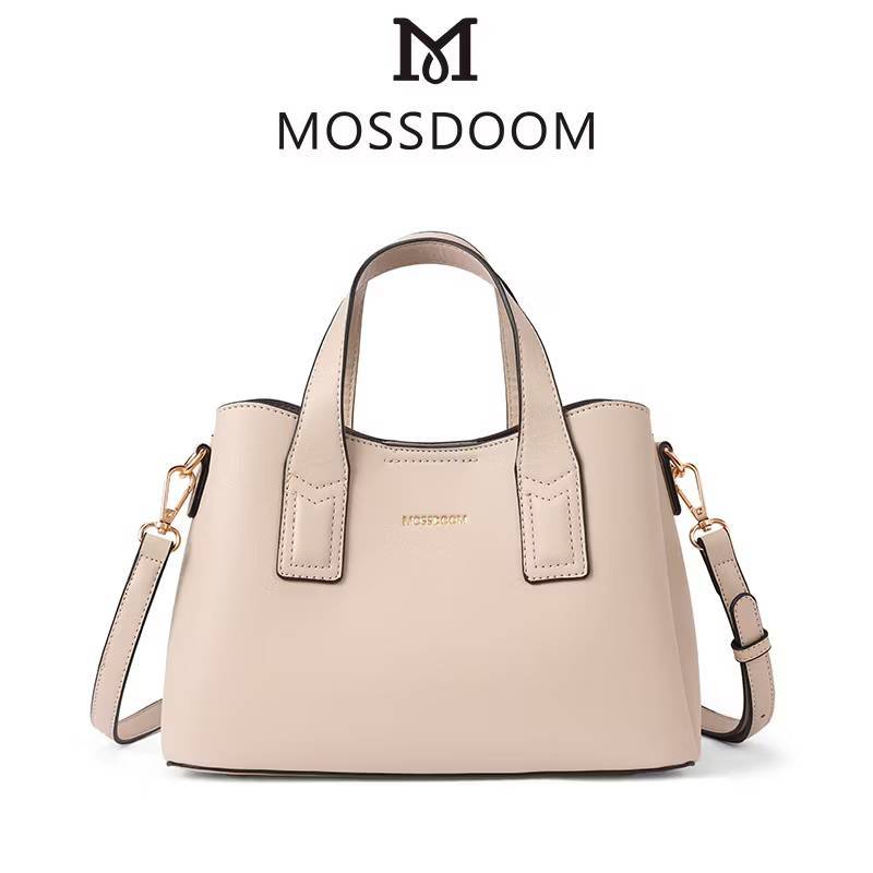 MOSSDOOM Doce Bag กระเป๋าแฟชั่นผู้หญิง หนังPUเกรดพรีเมี่ยม สายปรับระดับได้