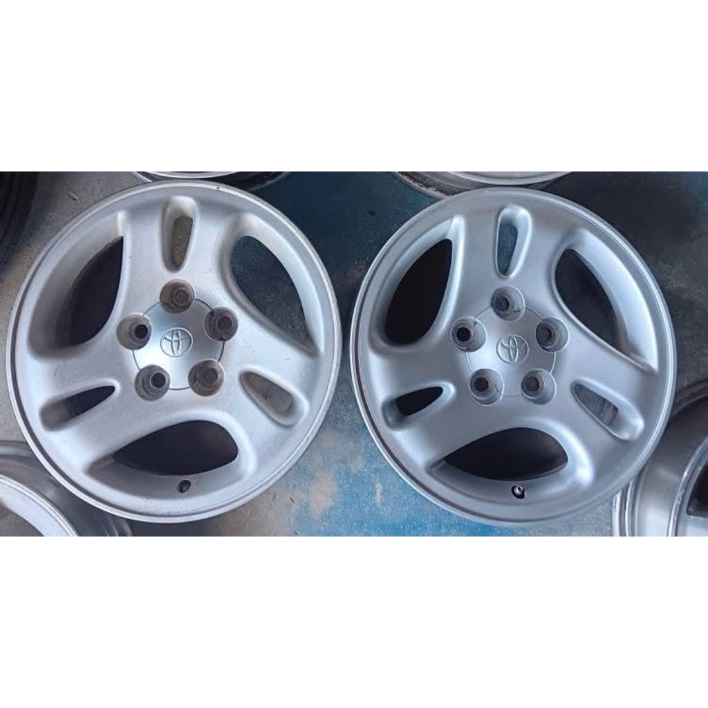 ล้อแม็กซ์ Toyota Tiger ขอบ15 5รู114 ราคาต่อวง ซื้อแยกวงได้