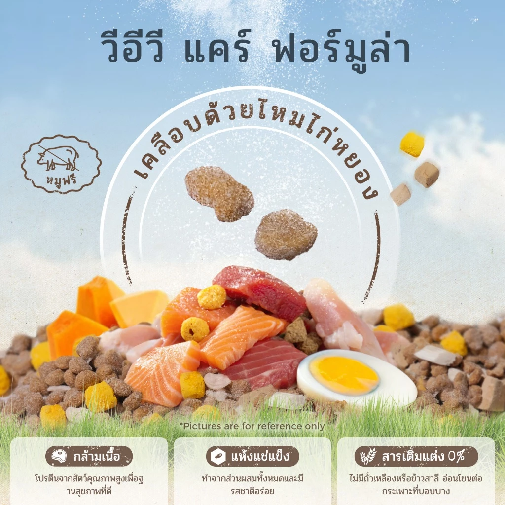 【🎁โปรไบโอติกส์ฟรี】VEV 🐈 แบ่งขาย 1 kg. Premium Cat Food Gluten Free thumbnail 3
