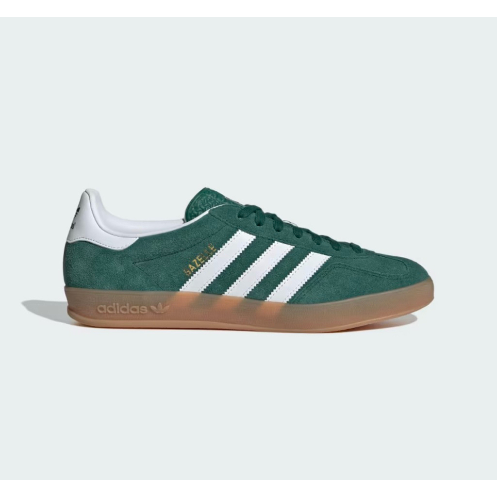 GAZELLE INDOOR SHOES 4.5 UK Collegiate Green / Cloud White / Gum
